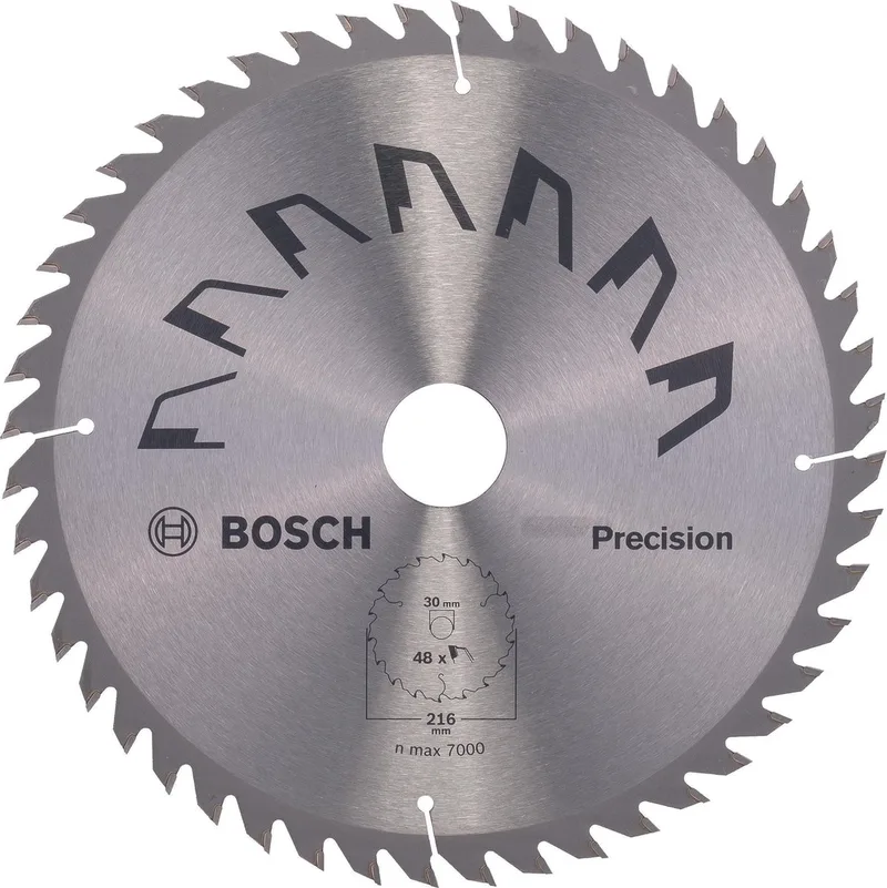 Cirkelzaagblad PRECISION 216x2x30/,T48 de Bosch – image du produit