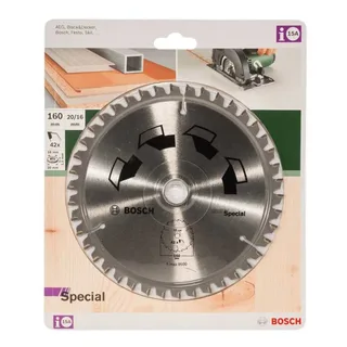 Cirkelzaagblad speciaal - 160-2-20/16 - 42 tanden by Bosch Professional – product image 2 of 2