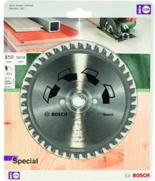 Cirkelzaagblad Special - 150X2X20/16 - T42 by Bosch Professional – product image 1 of 2