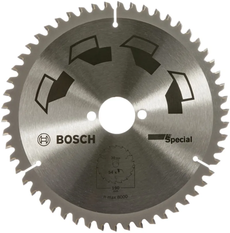 Cirkelzaagblad Special 190 X 2 X 30 mm - T54 by Bosch Professional – product image