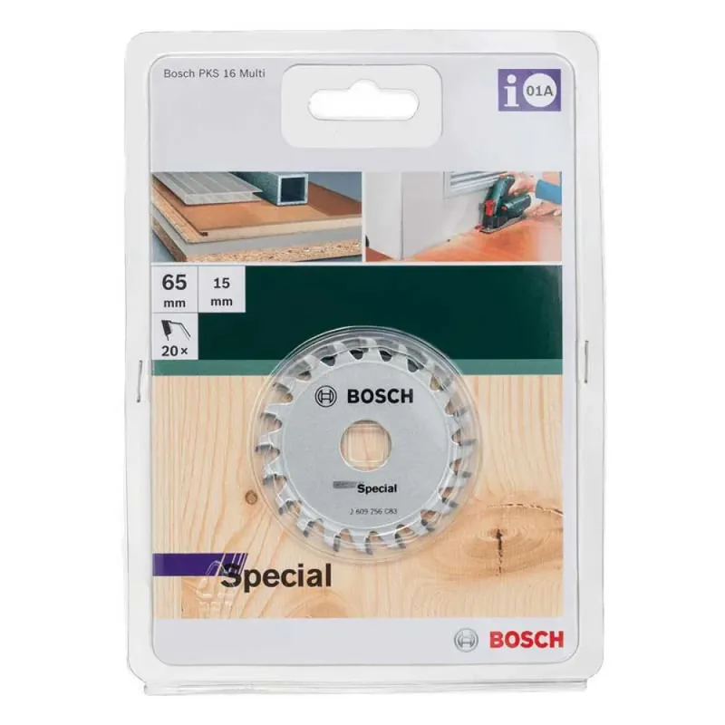 Accesorios Lame De Scie Circulaire Pour Bois Gs Mu H 65x15-20 de Bosch Home & Garden – image du produit 2 sur 2