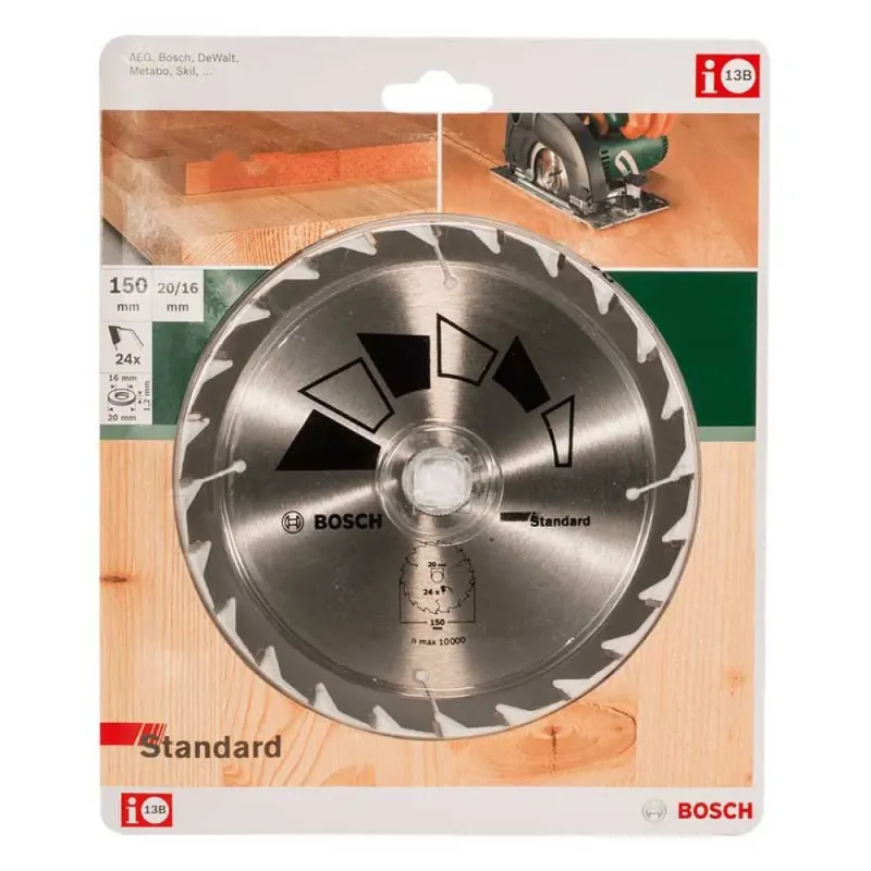 Cirkelzaagblad standaard - 150 x 20 x 2,2 mm - 24 tanden von Bosch Professional – Produktbild 2 von 2