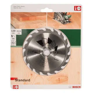 Cirkelzaagblad STANDARD 130 x 20 x 2,2 mm - 18 tanden by Bosch Professional – product image 2 of 2