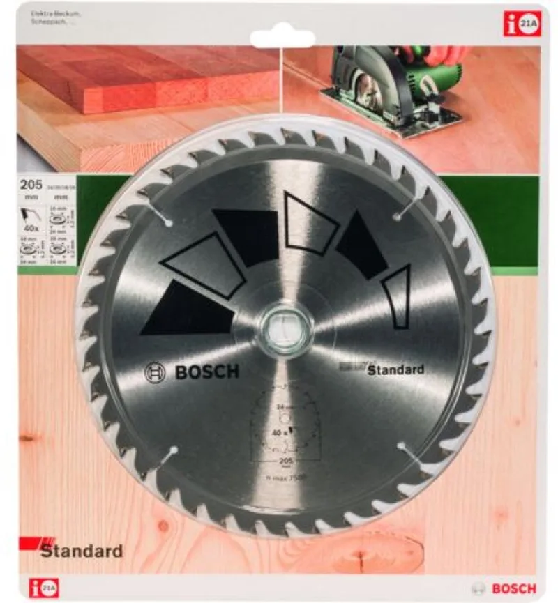 Bosch Accesorios Gt Wo H 205x24-40 Kreissägeblatt Für Holz von Bosch Professional – Produktbild 1 von 2