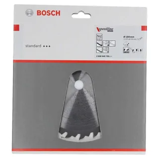 Cirkelzaagblad Standard for Wood Speed 184 x 16 x 2,4 mm, 24 de Bosch Professional – image du produit 2 sur 2