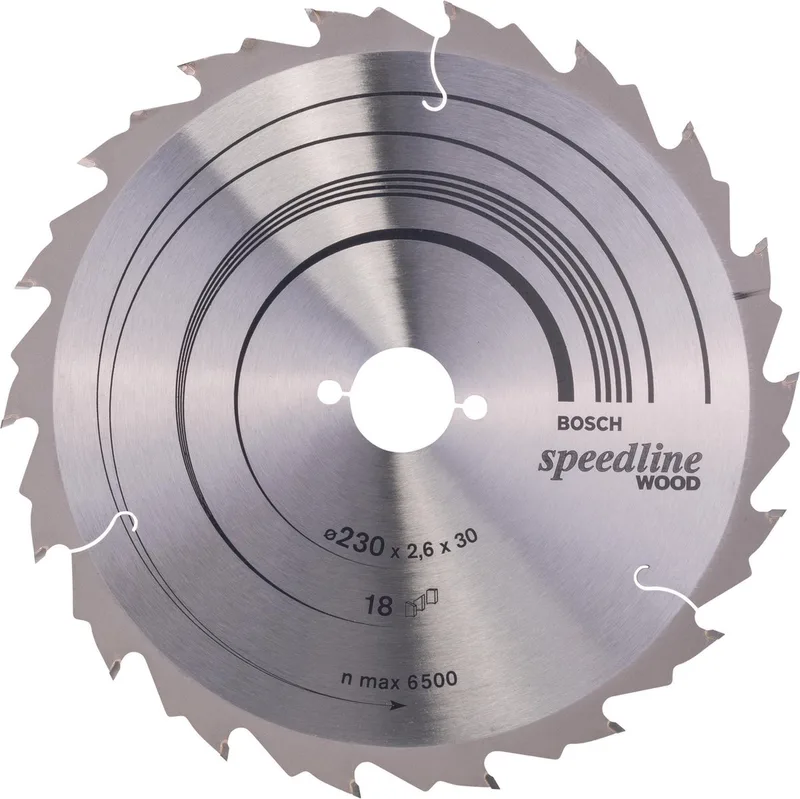 Cirkelzaagblad Standard for Wood Speed 230 x 30 x 2,6 mm, 18 de Bosch Professional – image du produit