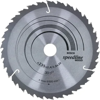 Cirkelzaagblad Standard for Wood Speed 235 x 30/25 x 2,6 mm, 30 von Bosch Professional – Produktbild 2 von 2