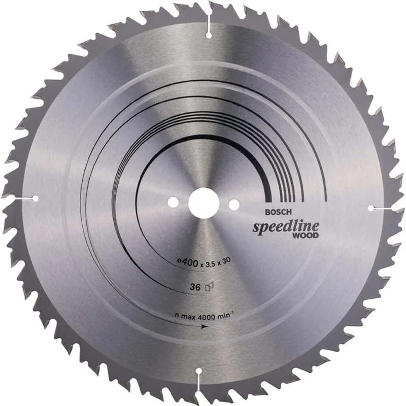 Cirkelzaagblad Standard for Wood Speed 400 x 30 x 3,5 mm, 36 de Bosch Professional – image du produit 2 sur 2