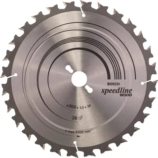 Cirkelzaagblad Wood Speed - 300 x 30 x 3,2 mm -28 by Bosch Professional – product image 1 of 2