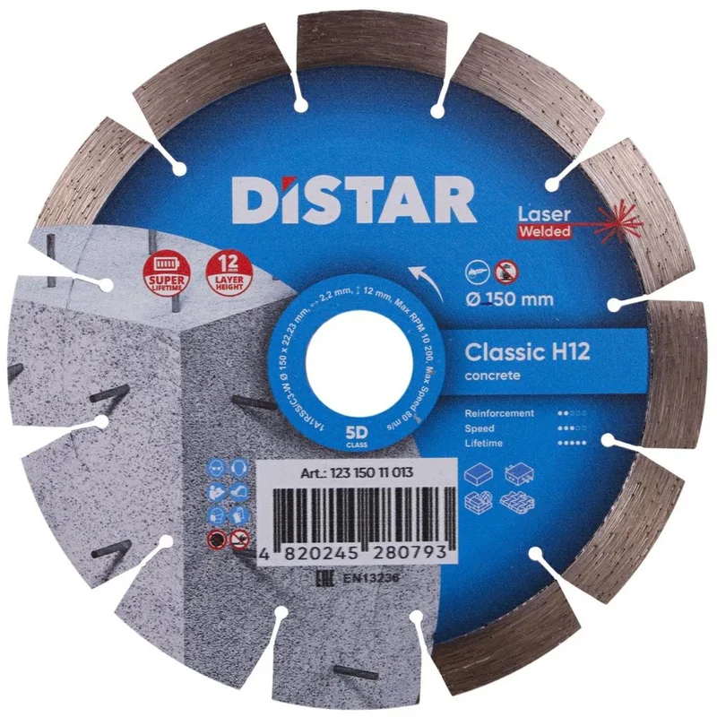 Classic H12 Serie - Diamantschijf - 150mm - Segmentbouw - Droogsneden de Bosch – image du produit