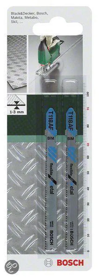 Decoupeerzaagblad bimetaal, T 118 AF Flexible for Metal von Bosch Professional – Produktbild 1 von 2