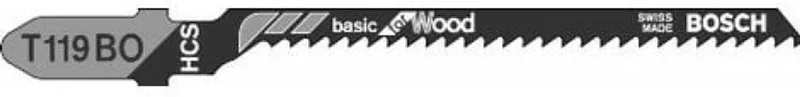 Decoupeerzaagblad HCS, T 119 BO Basic for Wood van Bosch – productafbeelding