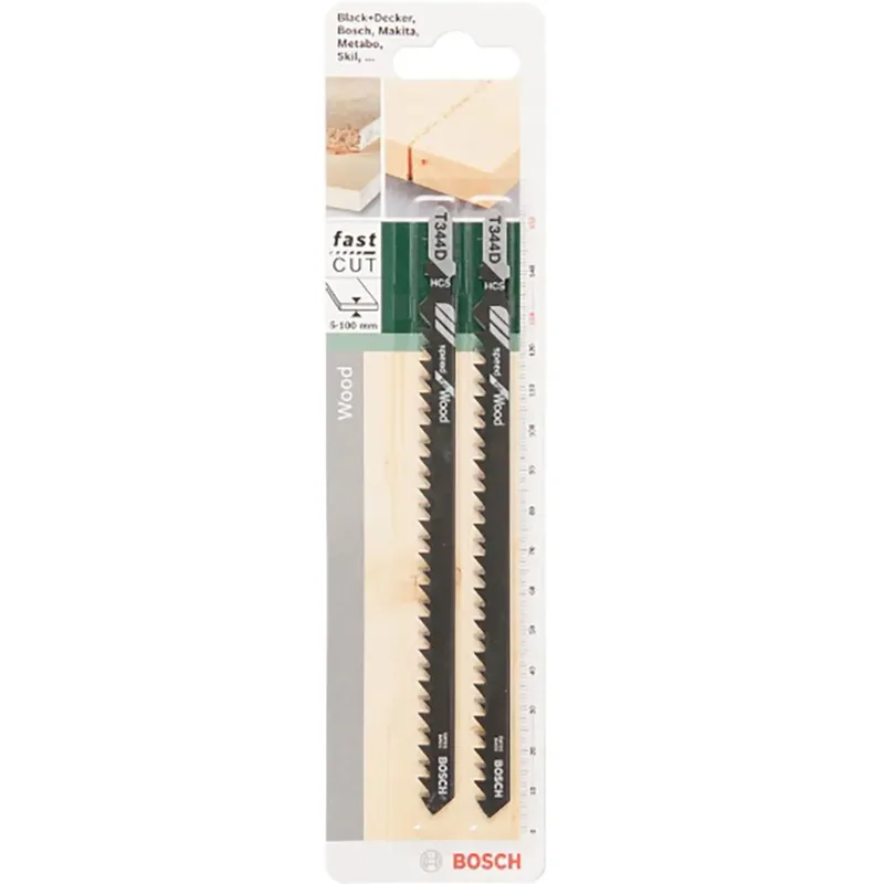 Decoupeerzaagblad HCS T 344 D Speed for Wood - 2 stuks de Bosch Professional – image du produit