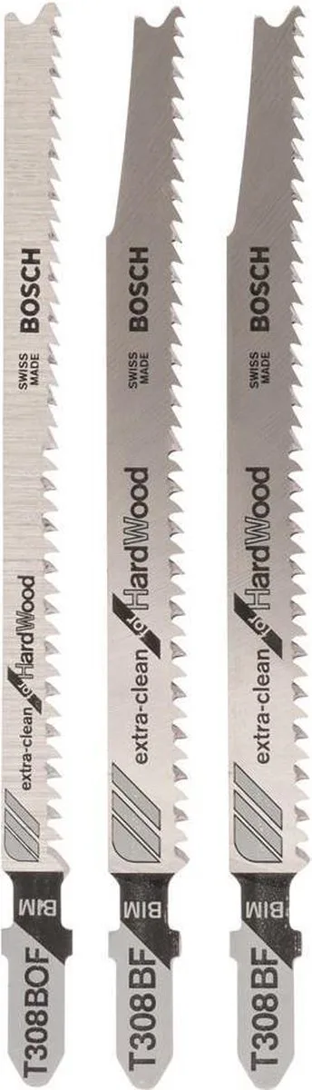 DECOUPEERZAAGBLAD SET, 91 MM, EXTRA CLEAN FOR HARDWOOD (3) de Bosch – image du produit