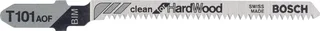 Decoupeerzaagblad T 101 AOF Clean for Hard Wood - 3 stuks by Bosch – product image 1 of 3
