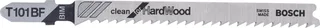 Decoupeerzaagblad T 101 BF Clean for Hard Wood de Bosch – image du produit 1 sur 3