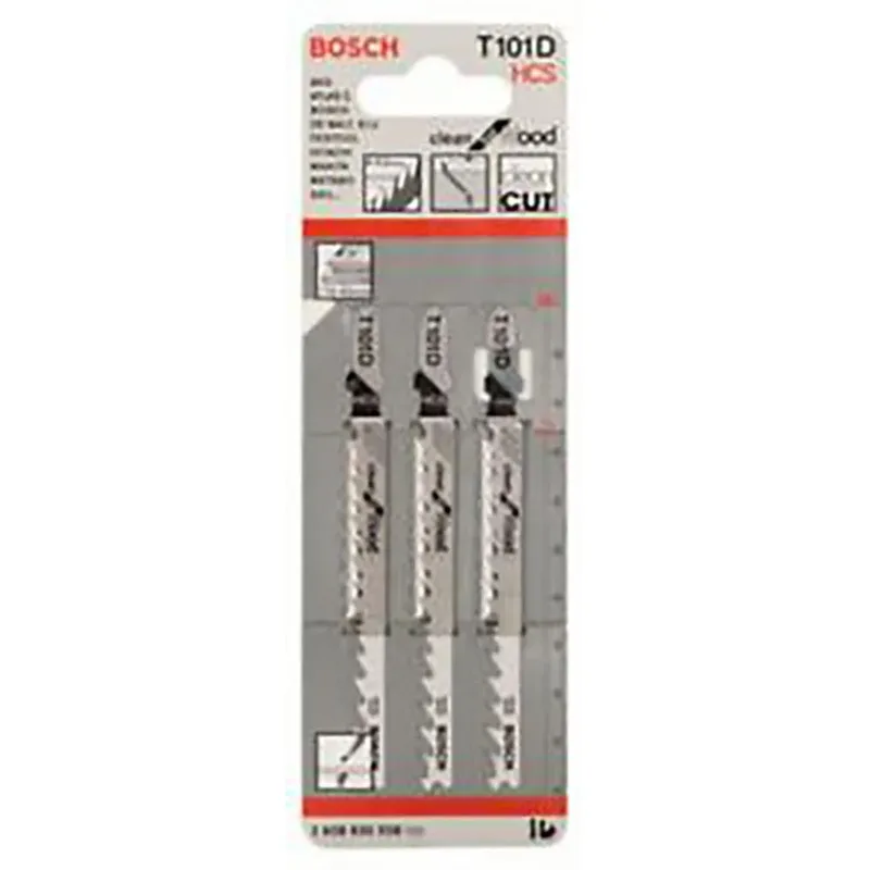 Decoupeerzaagblad T 101 D Clean for Wood - 3 stuks by Bosch Professional – product image 2 of 2