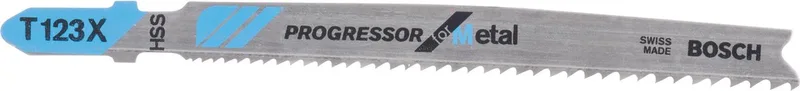 Decoupeerzaagblad T 123 XF Progressor for Metal - 100 stuks von Bosch Professional – Produktbild