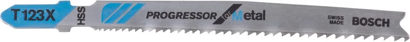 Decoupeerzaagblad T 123 XF Progressor for Metal - 3 stuks by Bosch Professional – product image