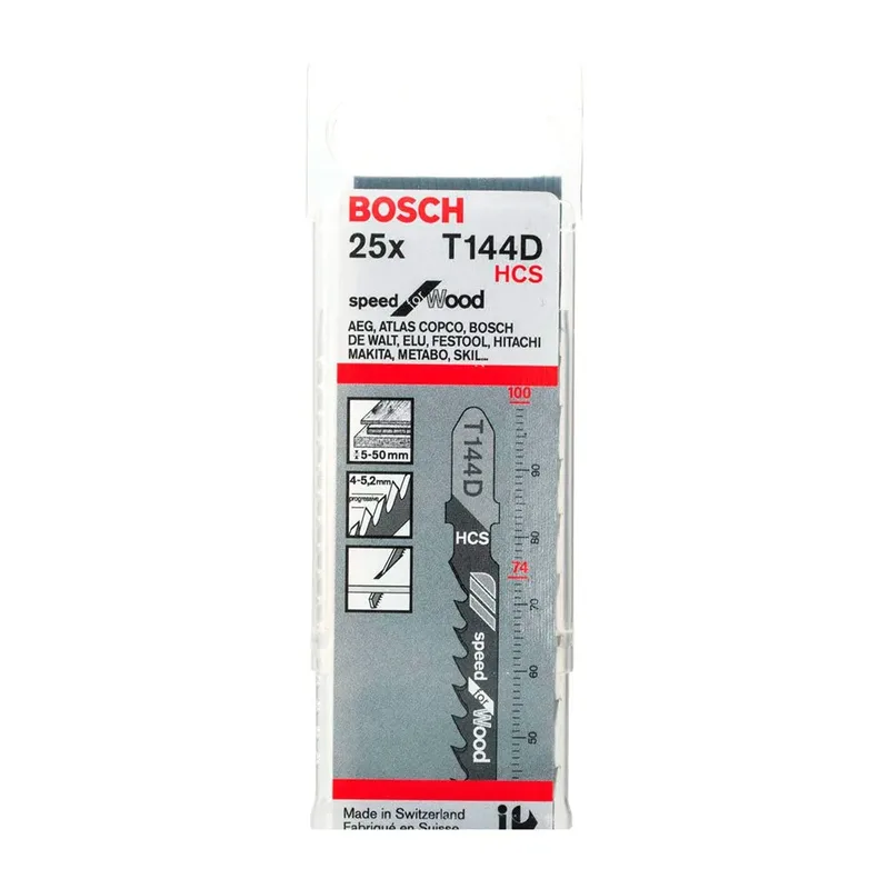 Decoupeerzaagblad T 144 D Speed - for Wood van Bosch – productafbeelding 2 van 6