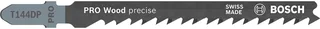 Decoupeerzaagblad T 144 DP Precision for Wood von Bosch – Produktbild 1 von 2