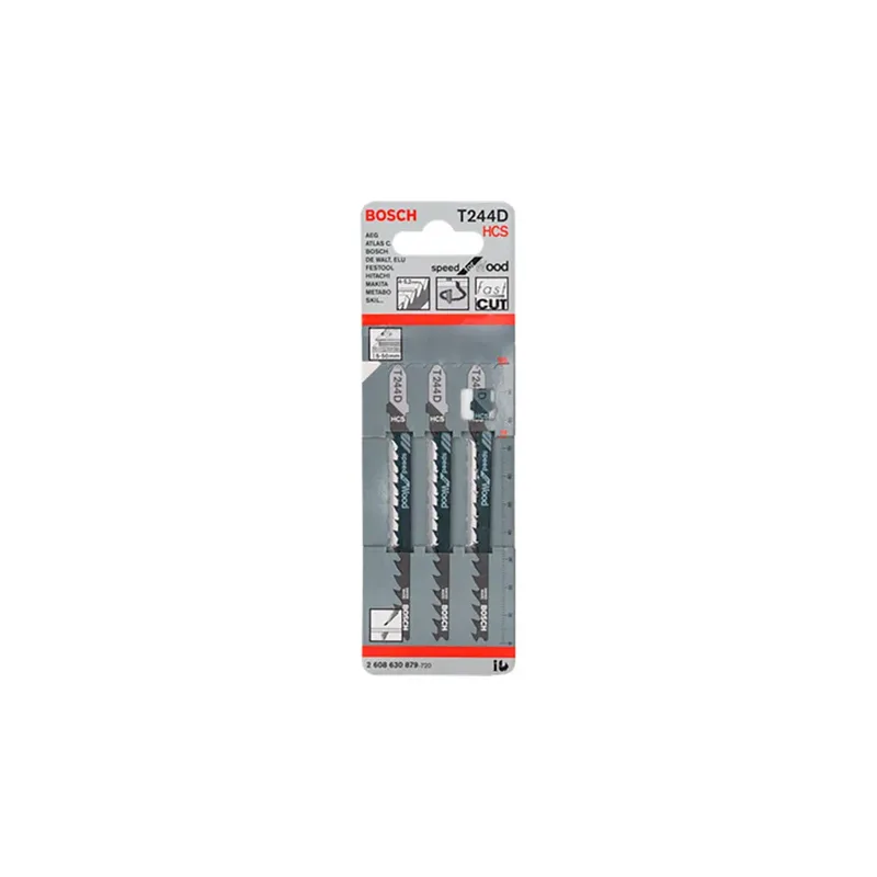 Decoupeerzaagblad T 244 D Speed for Wood - 100 stuks by Bosch Professional – product image 2 of 3