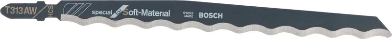 Decoupeerzaagblad T 313 AW Special for Soft Material - 3 stuks by Bosch Professional – product image