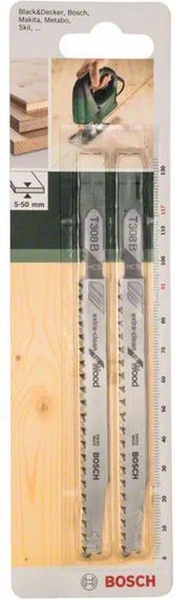 DECOUPEERZAAGBLAD T308B, 91MM, EXTRA CLEAN FOR WOOD by Bosch – product image