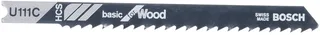 Decoupeerzaagblad U 111 C Basic for Wood von Bosch – Produktbild 1 von 2