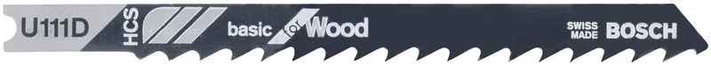 Decoupeerzaagblad U 111 D Basic for Wood van Bosch – productafbeelding