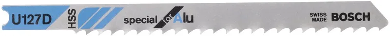 Decoupeerzaagblad U 127 D Special for Alu - 3 stuks von Bosch Professional – Produktbild