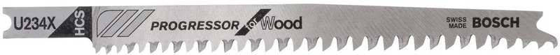 Decoupeerzaagblad U 234 X Progressor for Wood - 3 stuks by Bosch Professional – product image