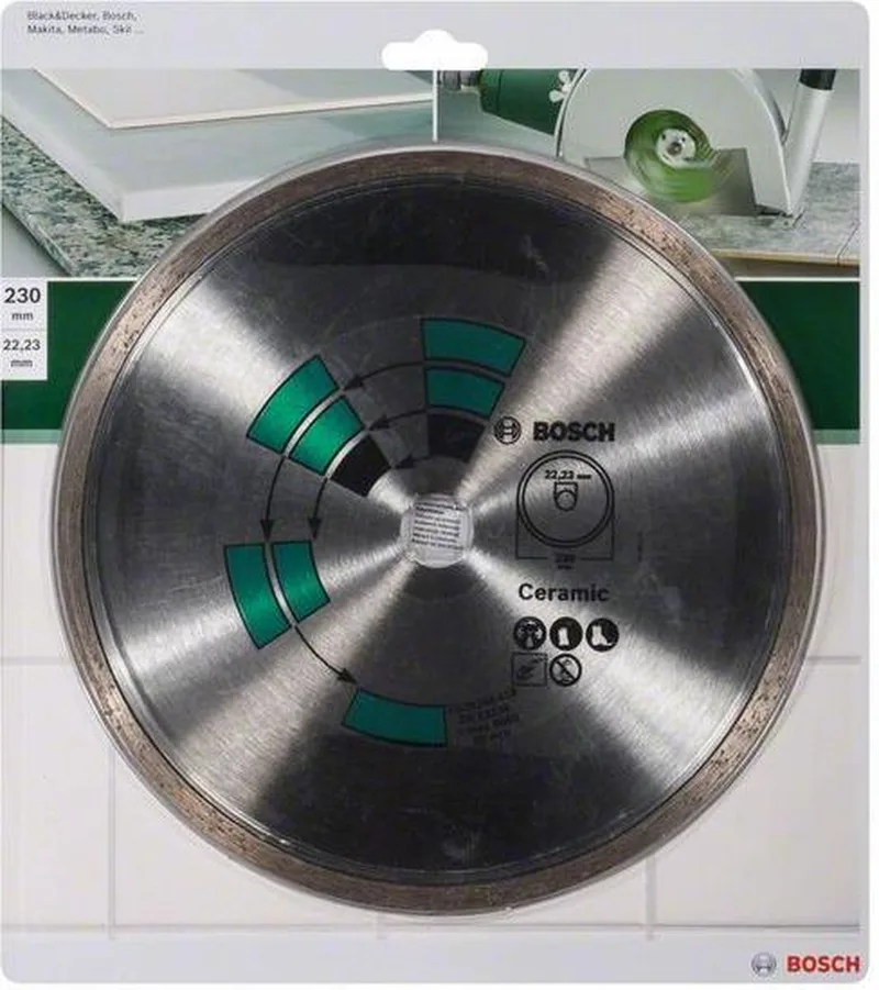 Diamant slijpschijf tegels Keramiek, 230 mm, 22.23 by Bosch Professional – product image