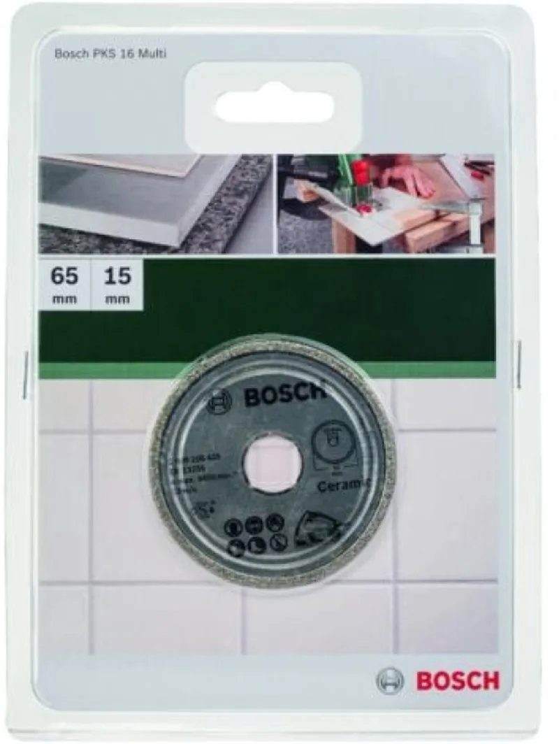 Diamant zaagblad Ø65x15mm - Voor PKS 16 Multi by Bosch Professional – product image