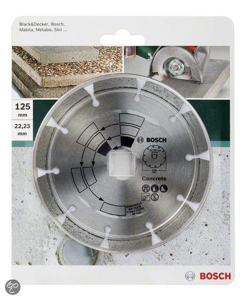 Diamantdoorslijpschijf beton 115 x 22 x 1,7 x 7,0 mm fra Bosch Professional – produktbillede