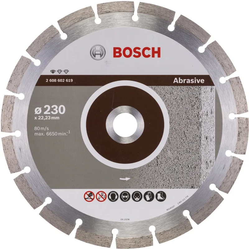 Diamantdoorslijpschijf Standard for Abrasive 230 x 22,23 x 2,3 x 10 mm von Bosch Professional – Produktbild