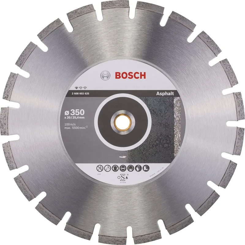 Bosch Accesorios Disque Diamant Asphalte Standard 350x20 25.40x3.2x8 Mm de Bosch Professional – image du produit