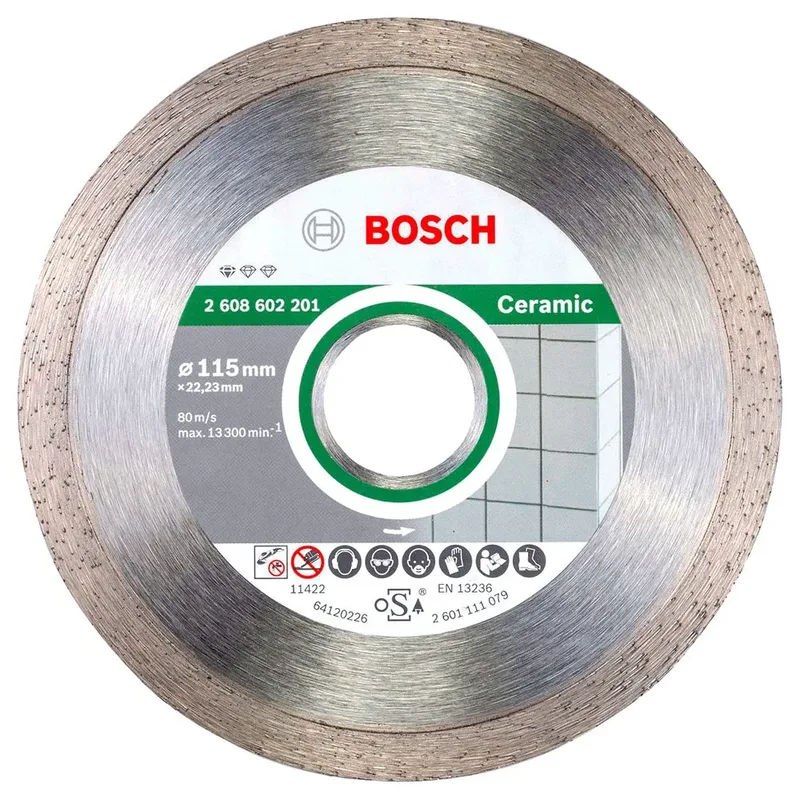 Diamantdoorslijpschijf Standard for Ceramic 115 x 22,23 x 1,6 x 7 mm de Bosch Professional – image du produit 2 sur 2