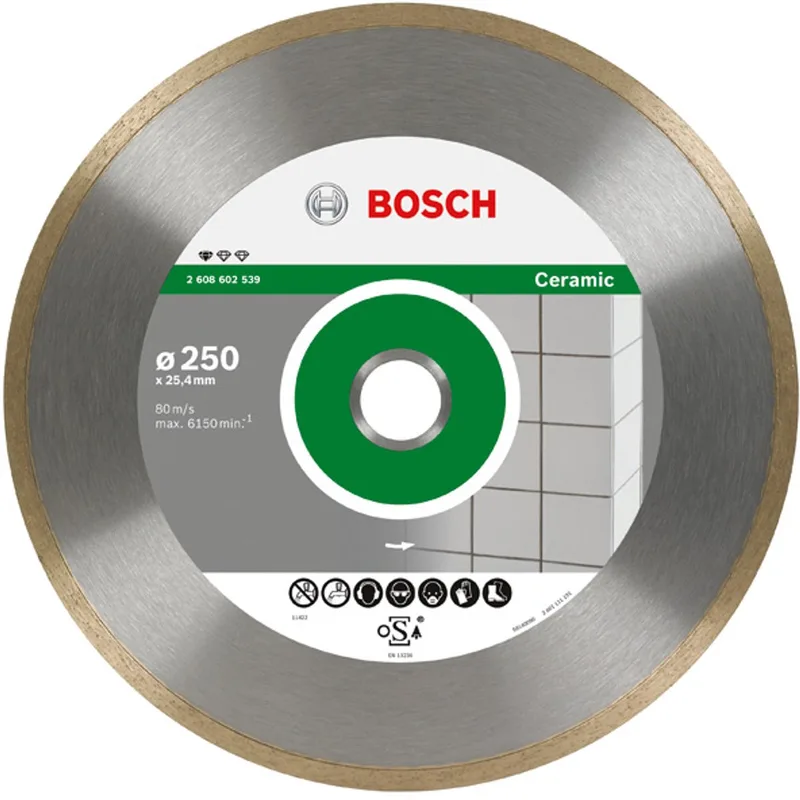 Diamantdoorslijpschijf Standard for Ceramic 200 x 25,40 x 1,6 x 7 mm van Bosch – productafbeelding