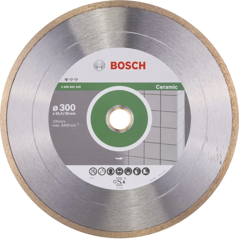 Diamantdoorslijpschijf Standard for Ceramic 300 x 30+25,40 x 2 x 7 mm de Bosch Professional – image du produit