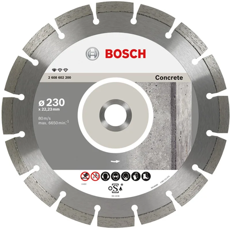 Diamantdoorslijpschijf Standard for Concrete 150 x 22,23 x 2 x 10 mm de Bosch Professional – image du produit