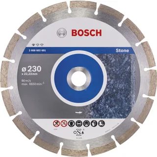 Diamantdoorslijpschijf Standard for Stone 230 x 22,23 x 2,3 x 10 mm van Bosch – productafbeelding 1 van 4