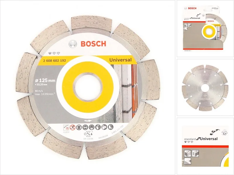 Diamantdoorslijpschijf Standard for Universal 125 x 22,23 x 1,6 x 10 mm fra Bosch Professional – produktbillede