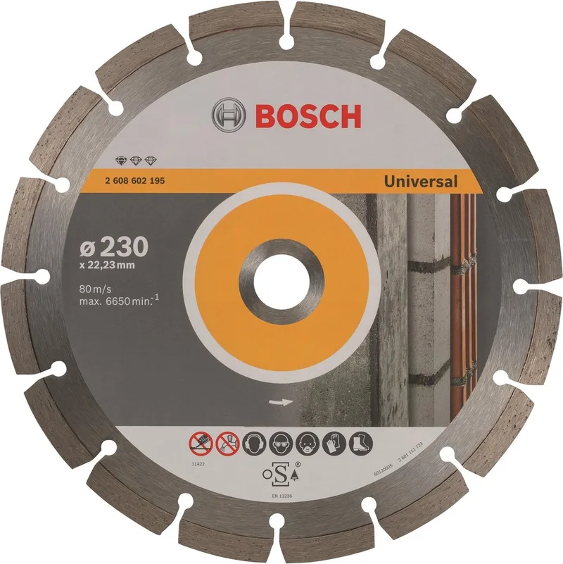 Diamantdoorslijpschijf Standard for Universal 230 x 22,23 x 2,3 x 10 mm de Bosch Professional – image du produit