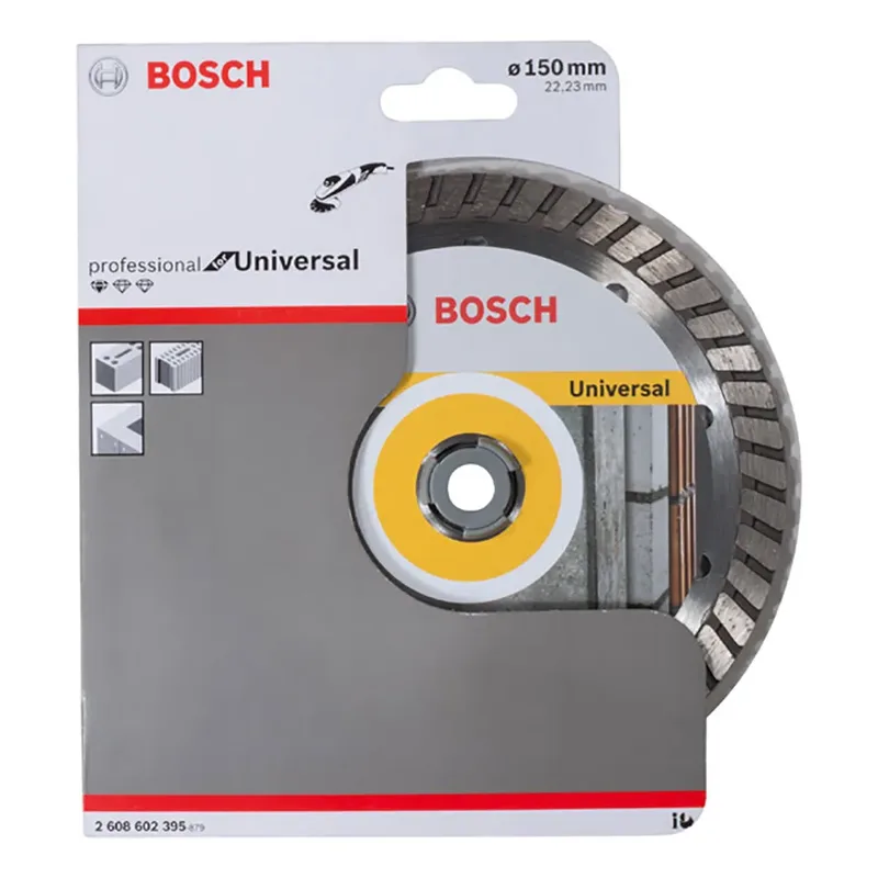 Diamantdoorslijpschijf Standard for Universal Turbo 150 x 22,23 x 2,5 x 10 mm van Bosch – productafbeelding 2 van 4