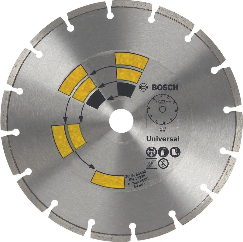 Diamantdoorslijpschijf Universal 125 x 22 x 1,7 x 7,0 mm de Bosch Professional – image du produit