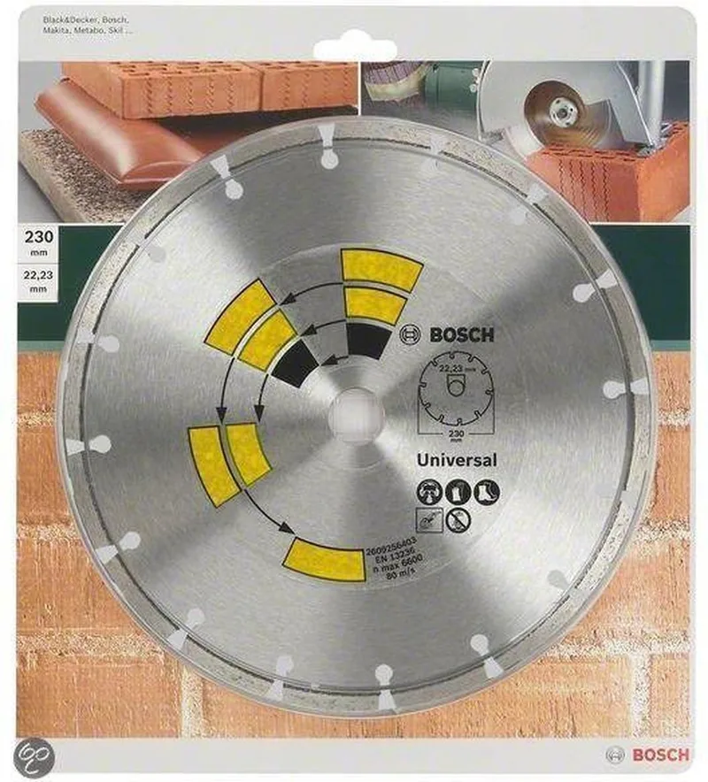 Diamantdoorslijpschijf Universal 230 x 22 x 2,4 x 7,0 mm de Bosch Professional – image du produit