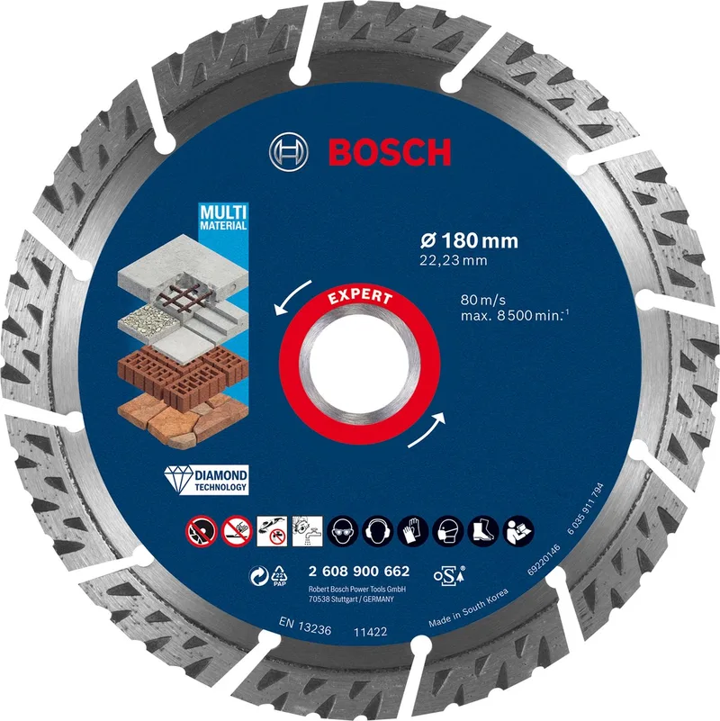 Diamantschijf Best Univer+Met 180/22,23 by Bosch Professional – product image