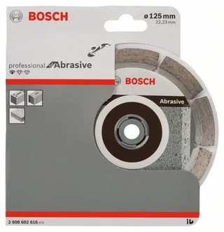 Diamanttrennscheibe Standard for Abrasive 125 x 22,23 x 6 x 7 mm de Bosch Professional – image du produit 2 sur 2