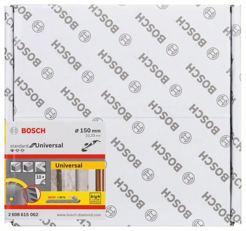 Diamanttrennscheibe Standard for Universal, 150 x 22,23 x 2,4 x 10 mm von Bosch Professional – Produktbild 2 von 2